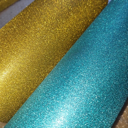 stabilný zlatý prášok Glitter Thermal Laminating Film